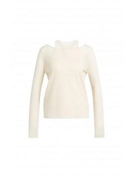 Double-layered fine-knit...