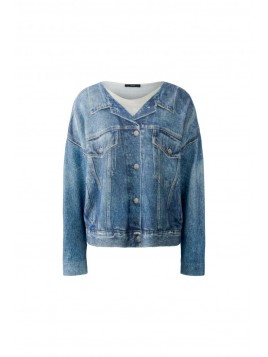 Pullover OUI effet veste en...