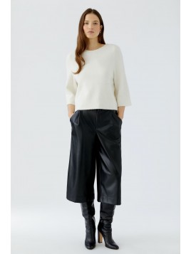 Pantalon OUI à plis sur le...