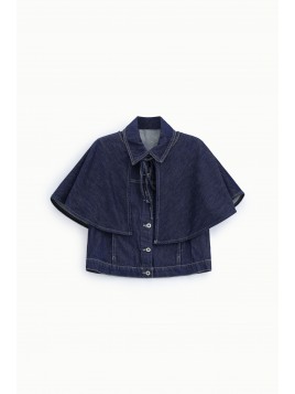 Veste PLEASE en jeans sans...