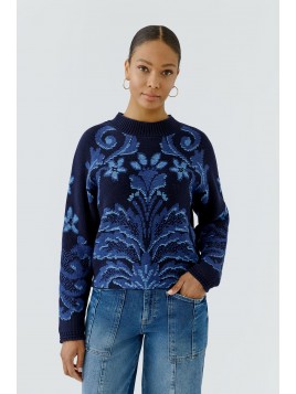 Pull OUI en jacquard de...