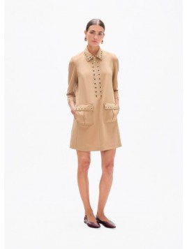 Robe courte à œillets Lola...