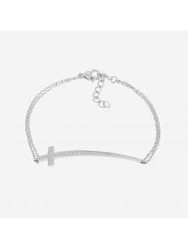 BRACELET–Azal–ACIER–zirconi...