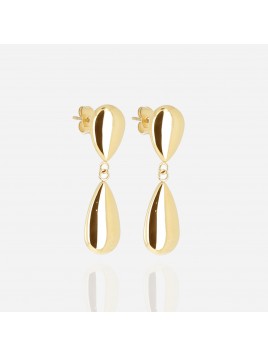 BOUCLE D'OREILLE–Gota–ACIER...