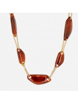 COLLIER–Sezze–ACIER DORE...