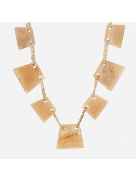 COLLIER–Tuscania–ACIER DORE...