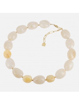 COLLIER–Tatiana–ACIER DORE...