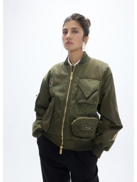 Blouson Bomber Militaire à...