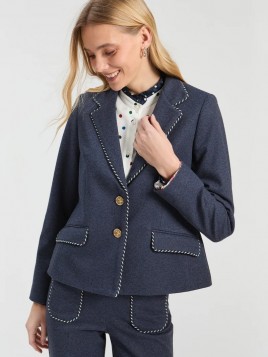 Veste marine Vilagallo en...