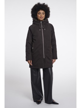 Parka mi-longue à capuche...
