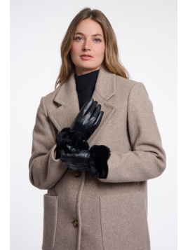 Gants en fausse fourrure...