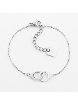 BRACELET–Cuff–ACIER–15+3cm...