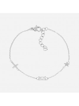 BRACELET–Sansor–ACIER–zirco...