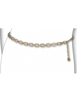 Ceinture chaine 1cm avec...