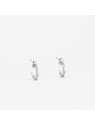 BOUCLES D OREILLES- ACIER blanc -zirconium sertis ZAG BIJOUX